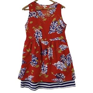 Anthropologie Porridge Peep Hem Mini Dress